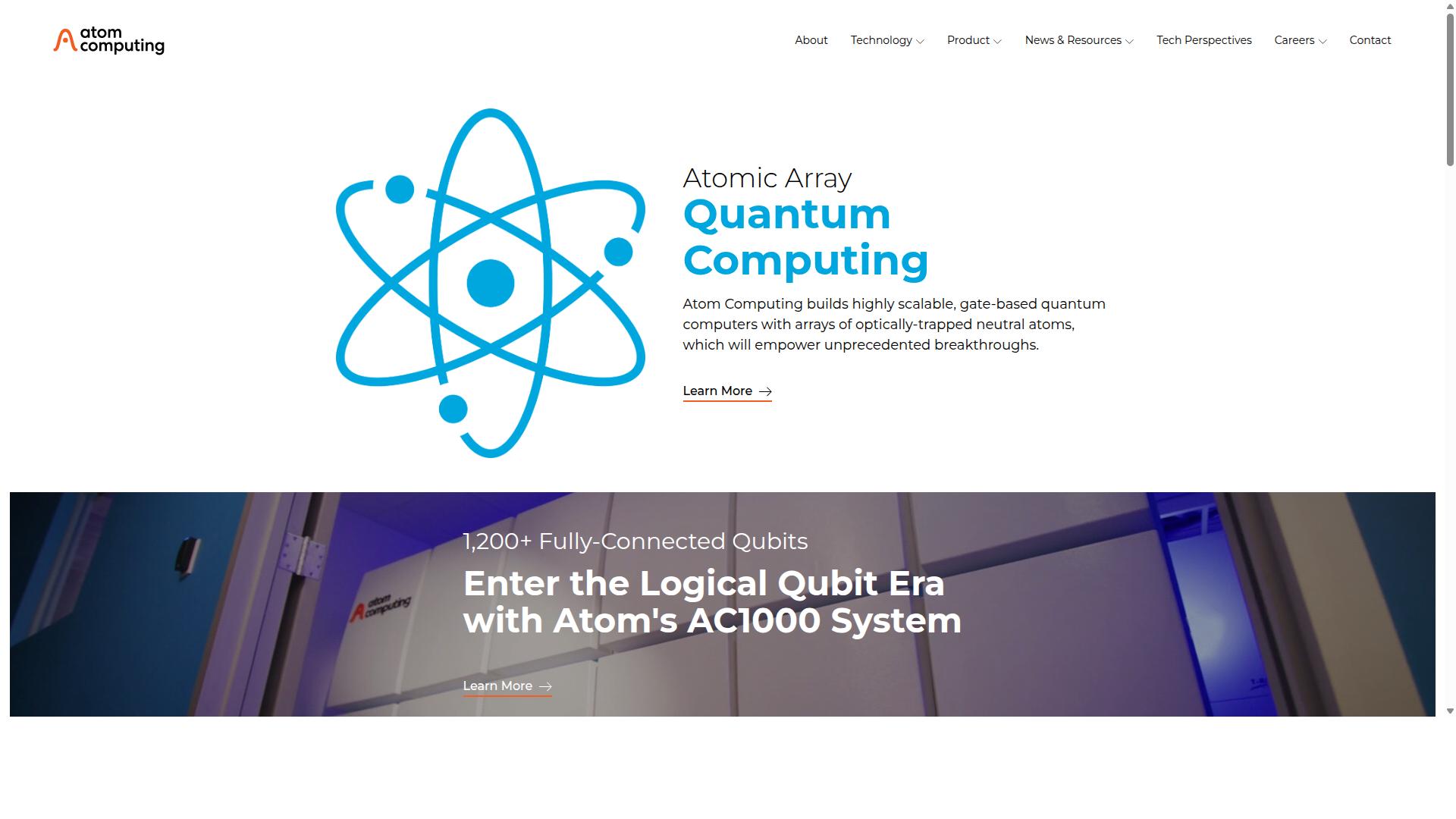 Atom Computing website